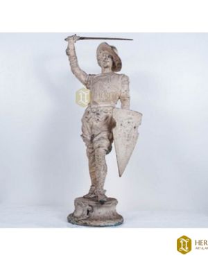 White Metal Soldier Figure