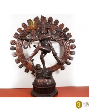 Wooden Nataraja Statue