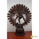 Wooden Nataraja Statue