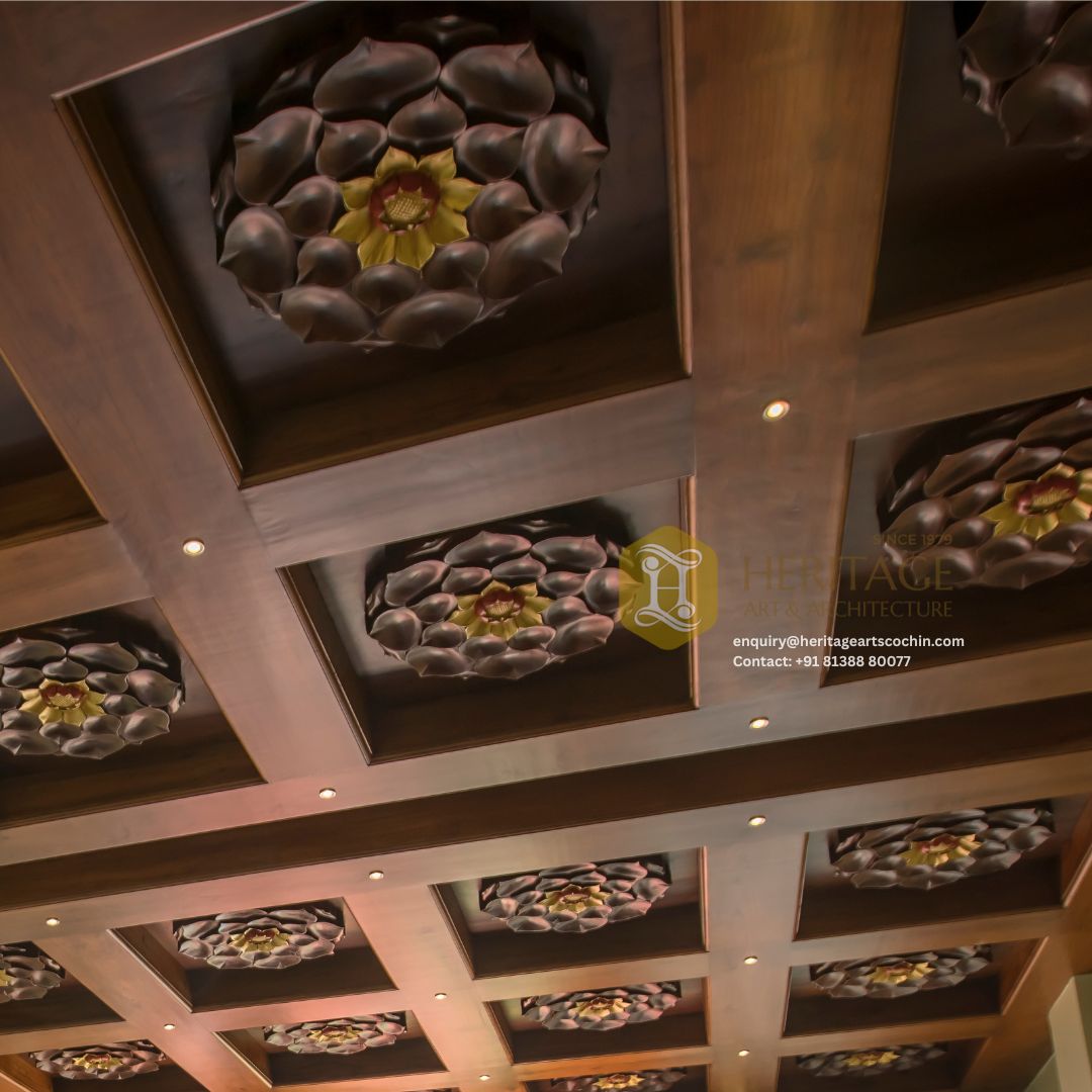 Kamalika Vithana - Lotus Wooden Ceiling - Heritage