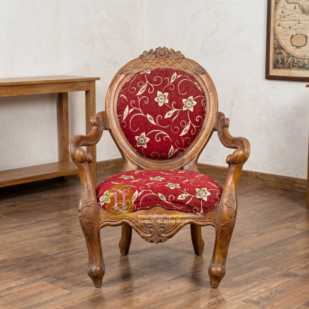 Mayura Red Regal Chair