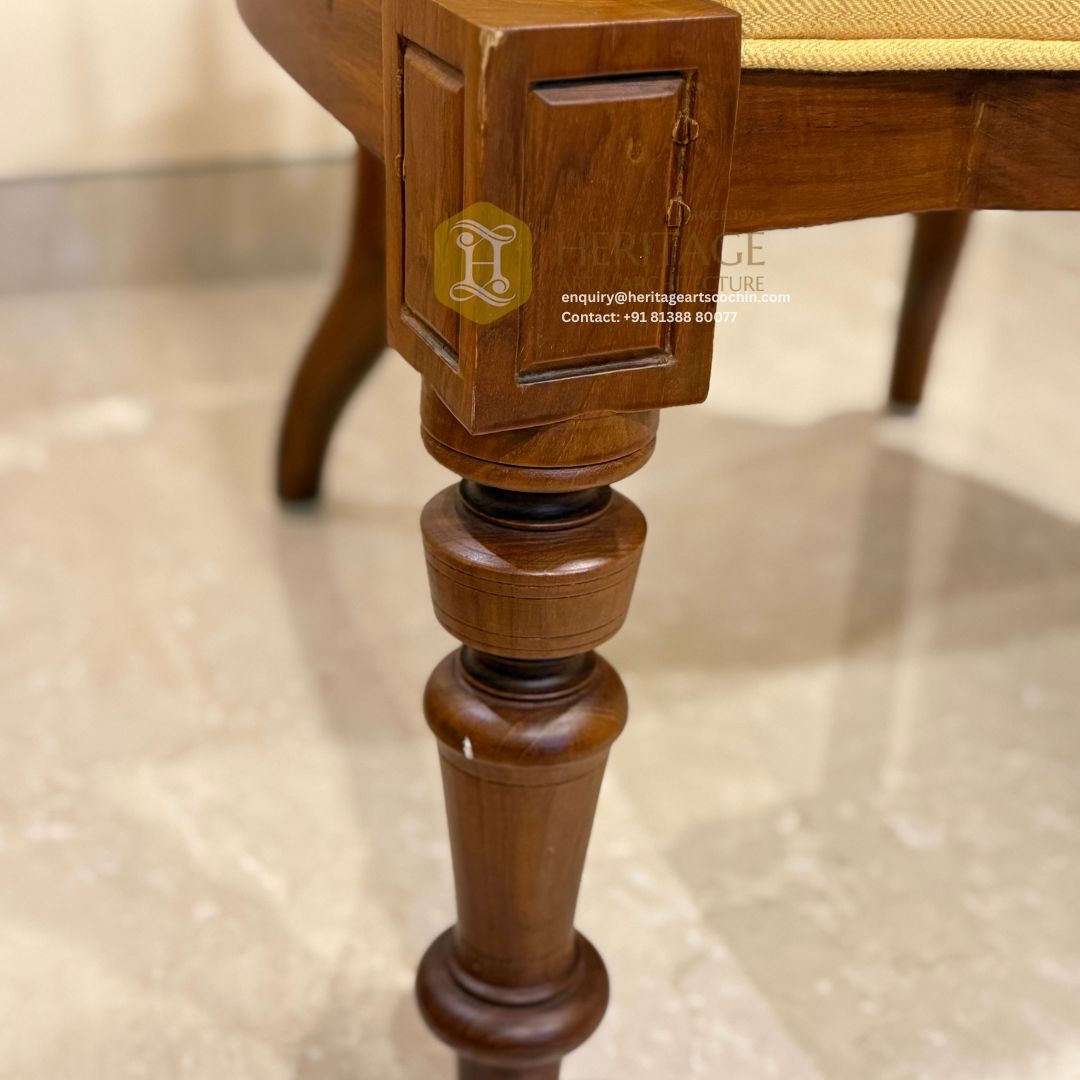 Samavṛtta Cane and Teak Chair - Image 5