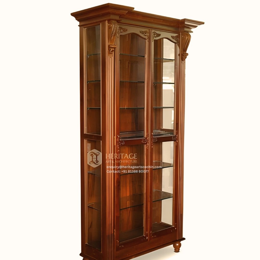 Prakāsha Vitrine -Glass Storage Cabinet