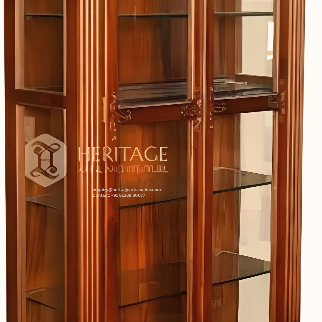 Prakāsha Vitrine -Glass Storage Cabinet - Image 4