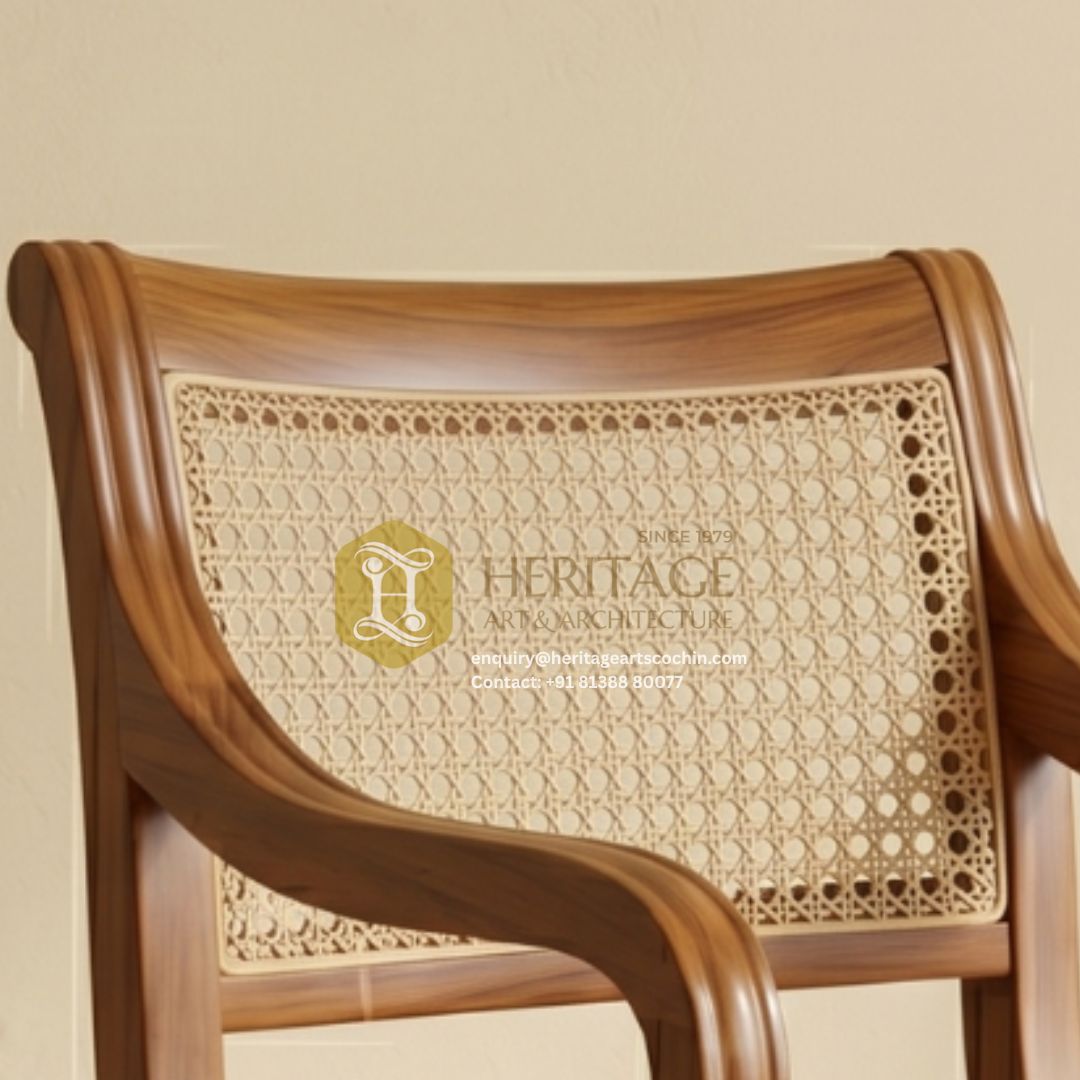 Tanvika Wooden Arm Chair - Image 5