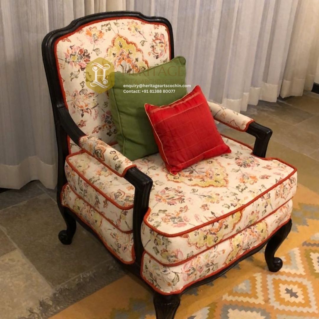 Madras Parlour Settee & Armchair Set - Image 4