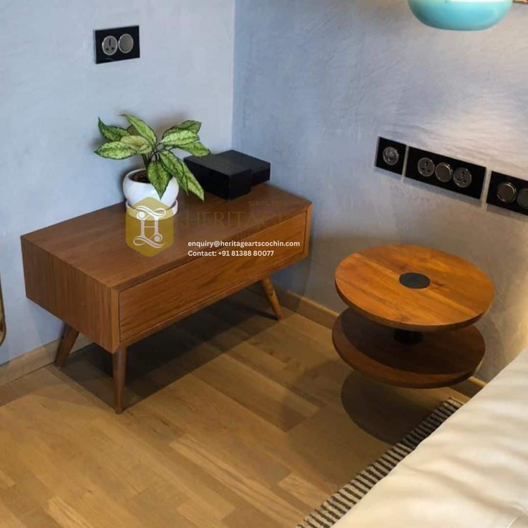Shanti Vatika Bedside Table Set