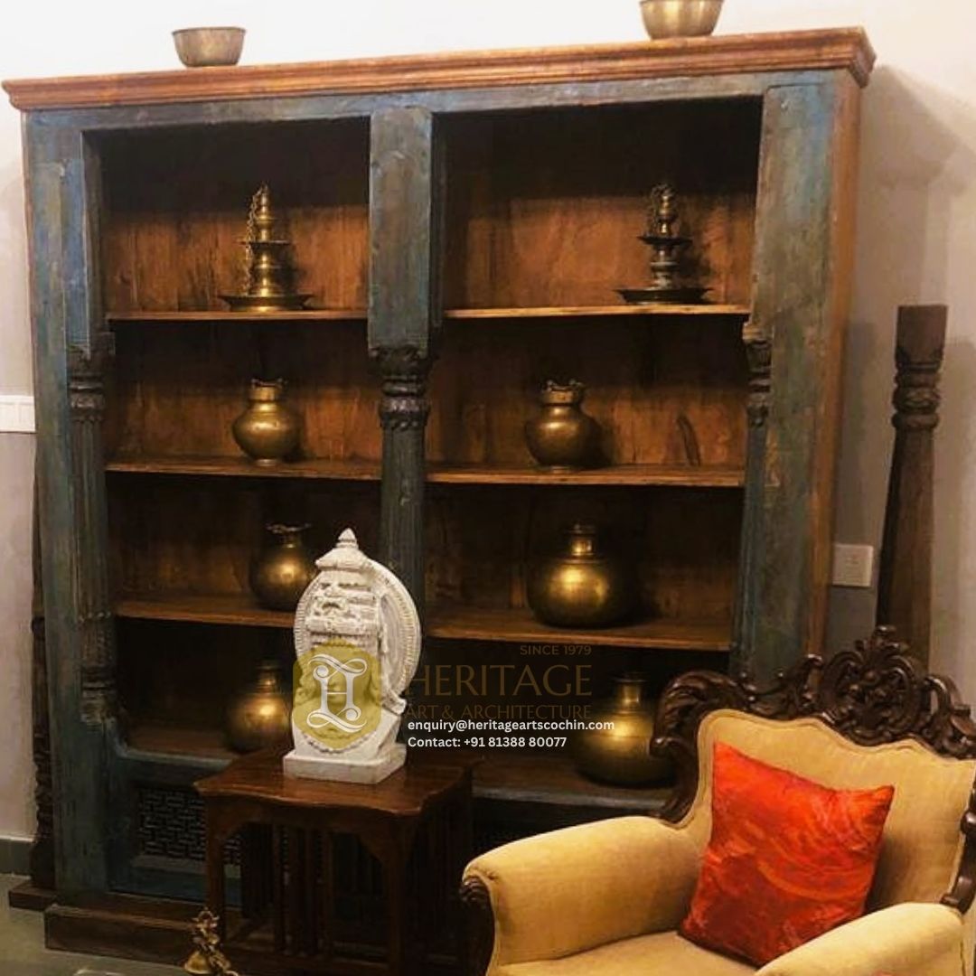 Smriti Prakasha Vedika Antique Open Shelf