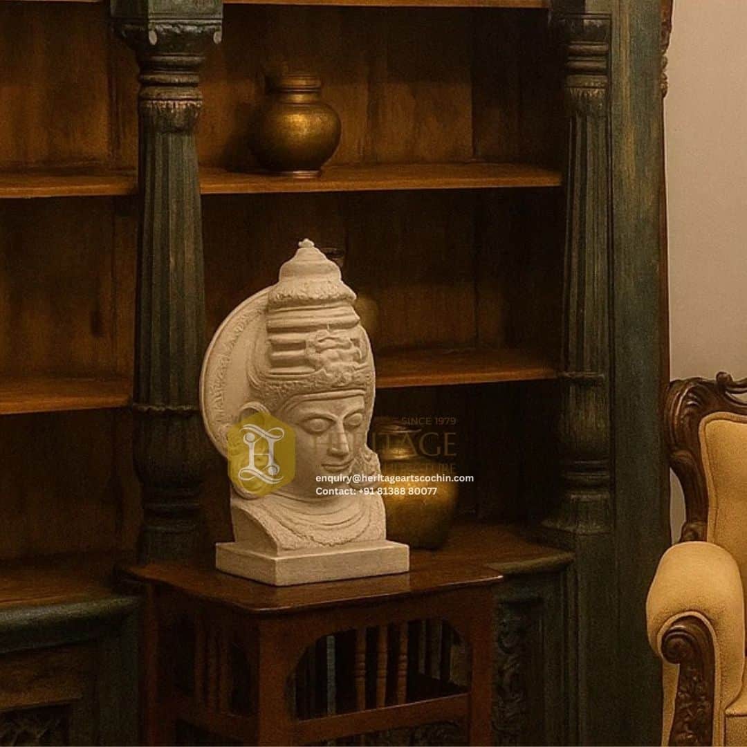 Smriti Prakasha Vedika Antique Open Shelf - Image 3