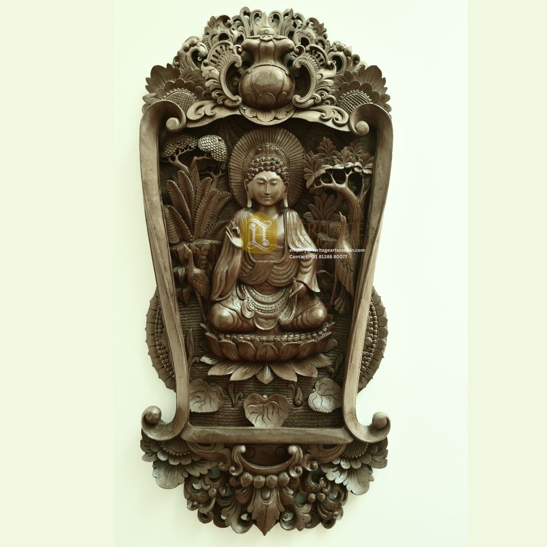 Shanta Vriksha Darshana Wooden Wall Decor