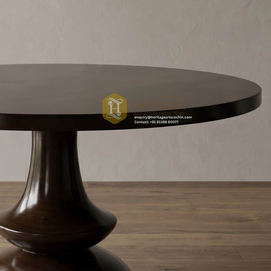 Vrittha Pedestal Dining Table - Image 2