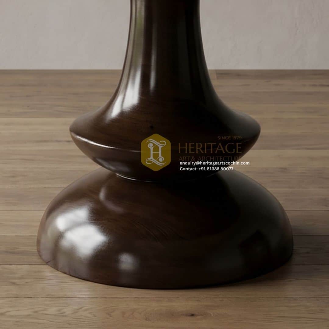 Vrittha Pedestal Dining Table - Image 4