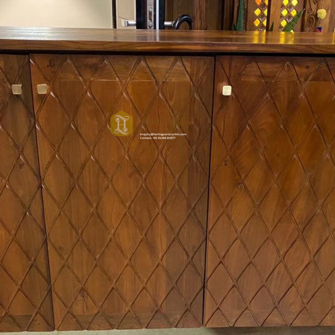 Thulika Wooden Storage Cabinet - Image 6
