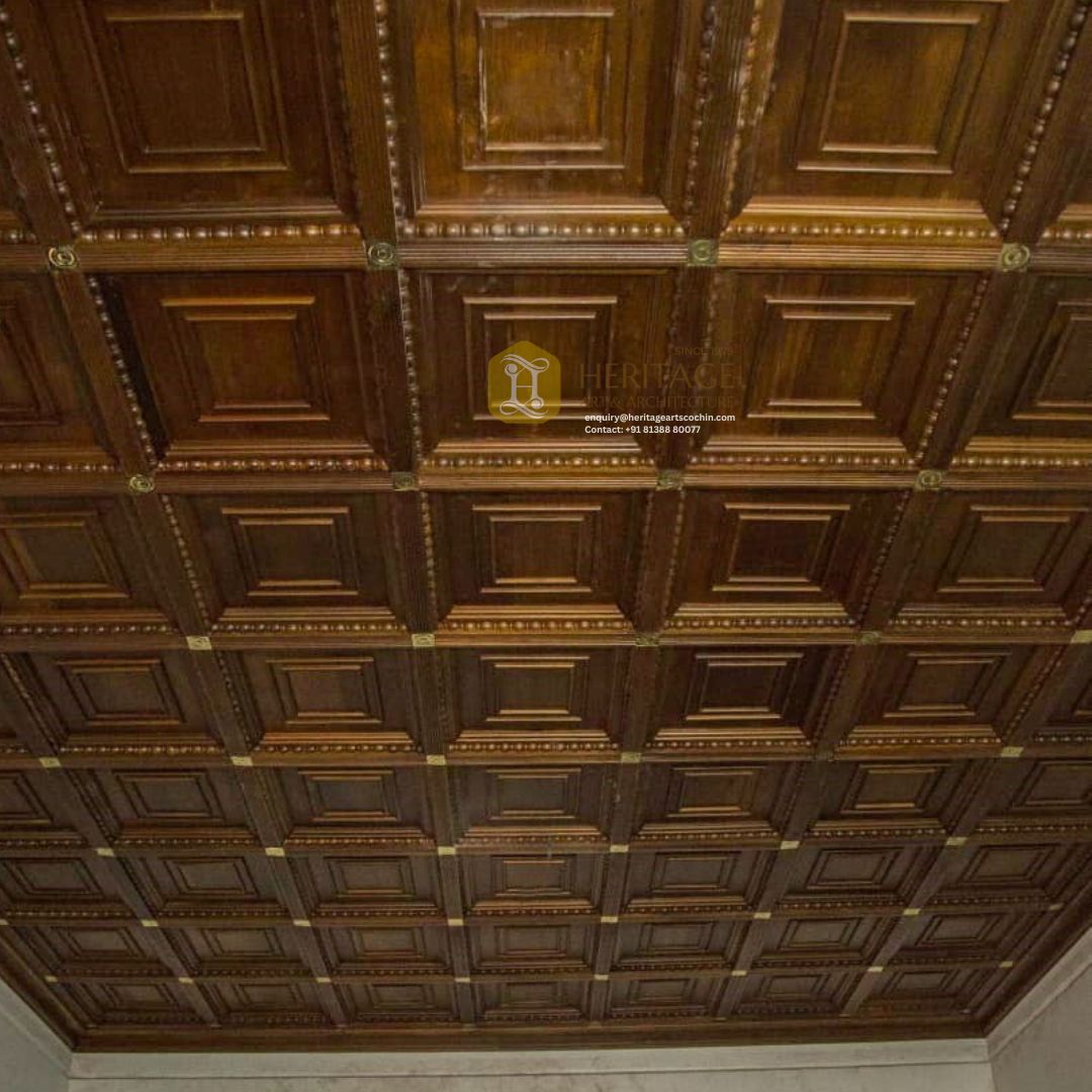 Chithra Kattam Teak wood ceiling - Image 2