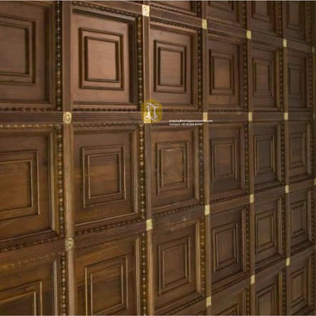 Chithra Kattam Teak wood ceiling - Image 3