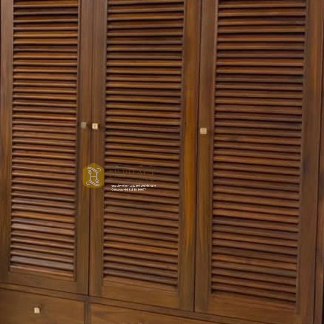 Vaaga Armoire Wooden Wardrobe - Image 4