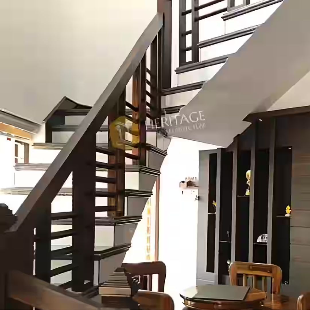 Chaturmaṇḍala Rosewood Staircase