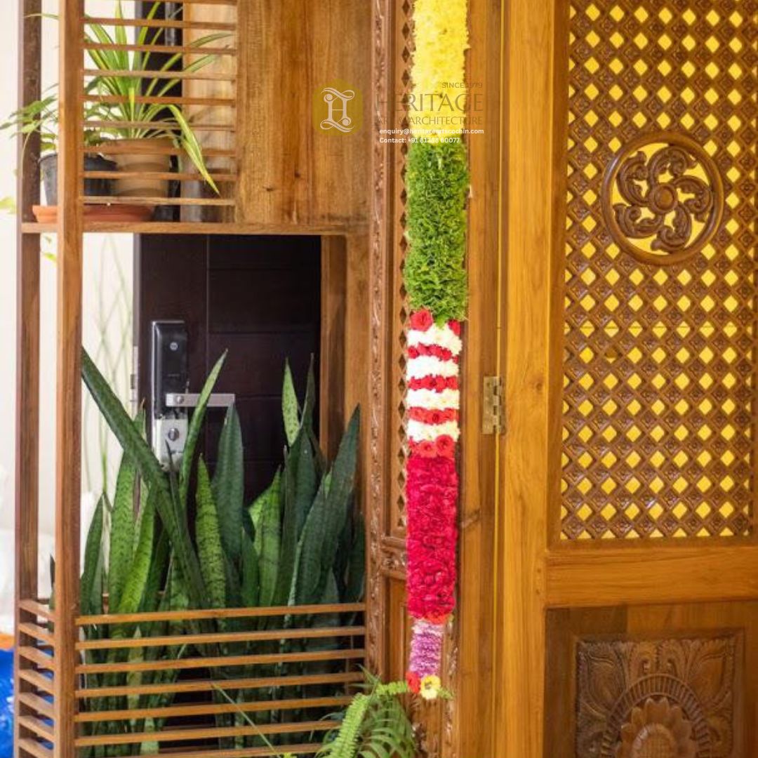 wooden pooja mandap kerala