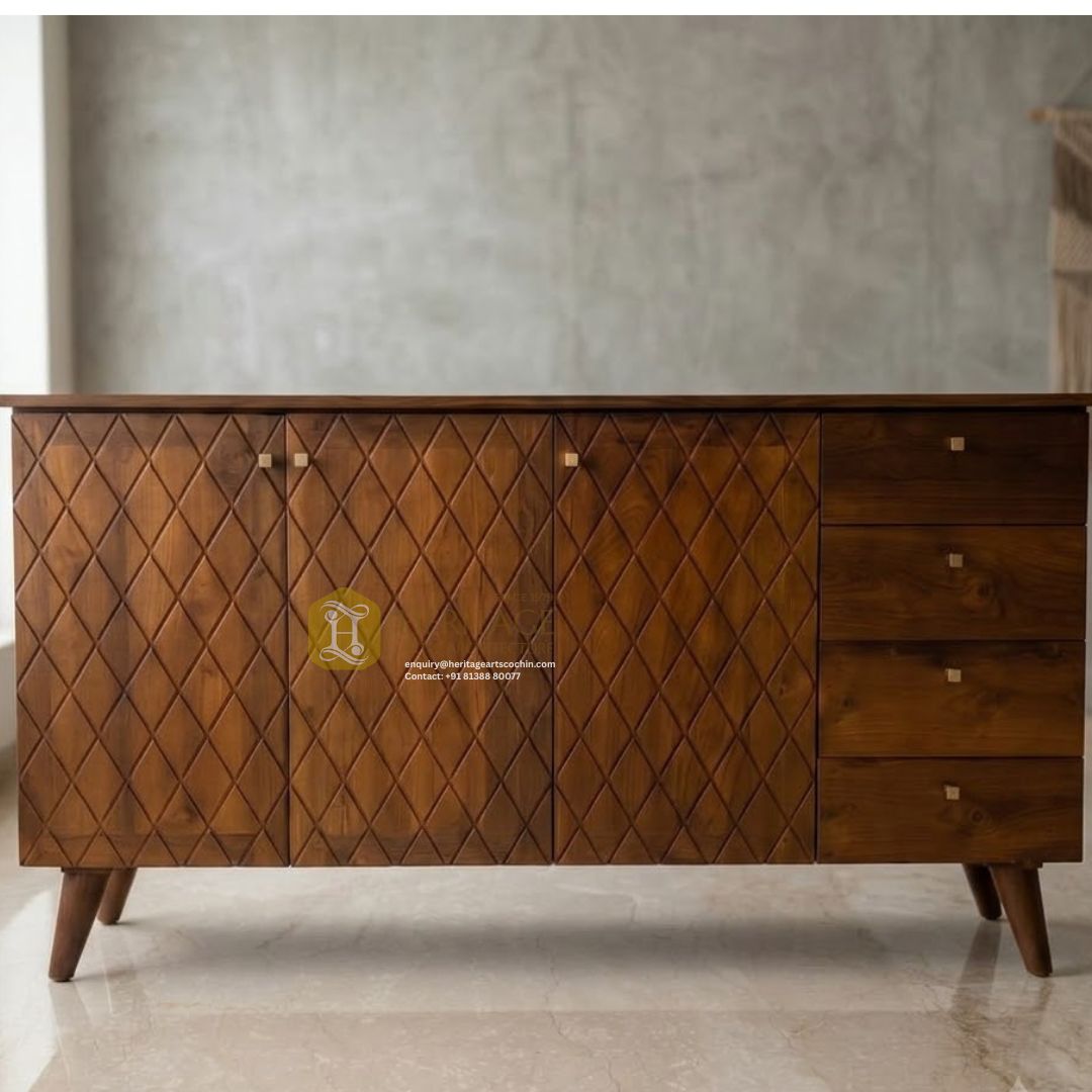 Thulika Wooden Storage Cabinet