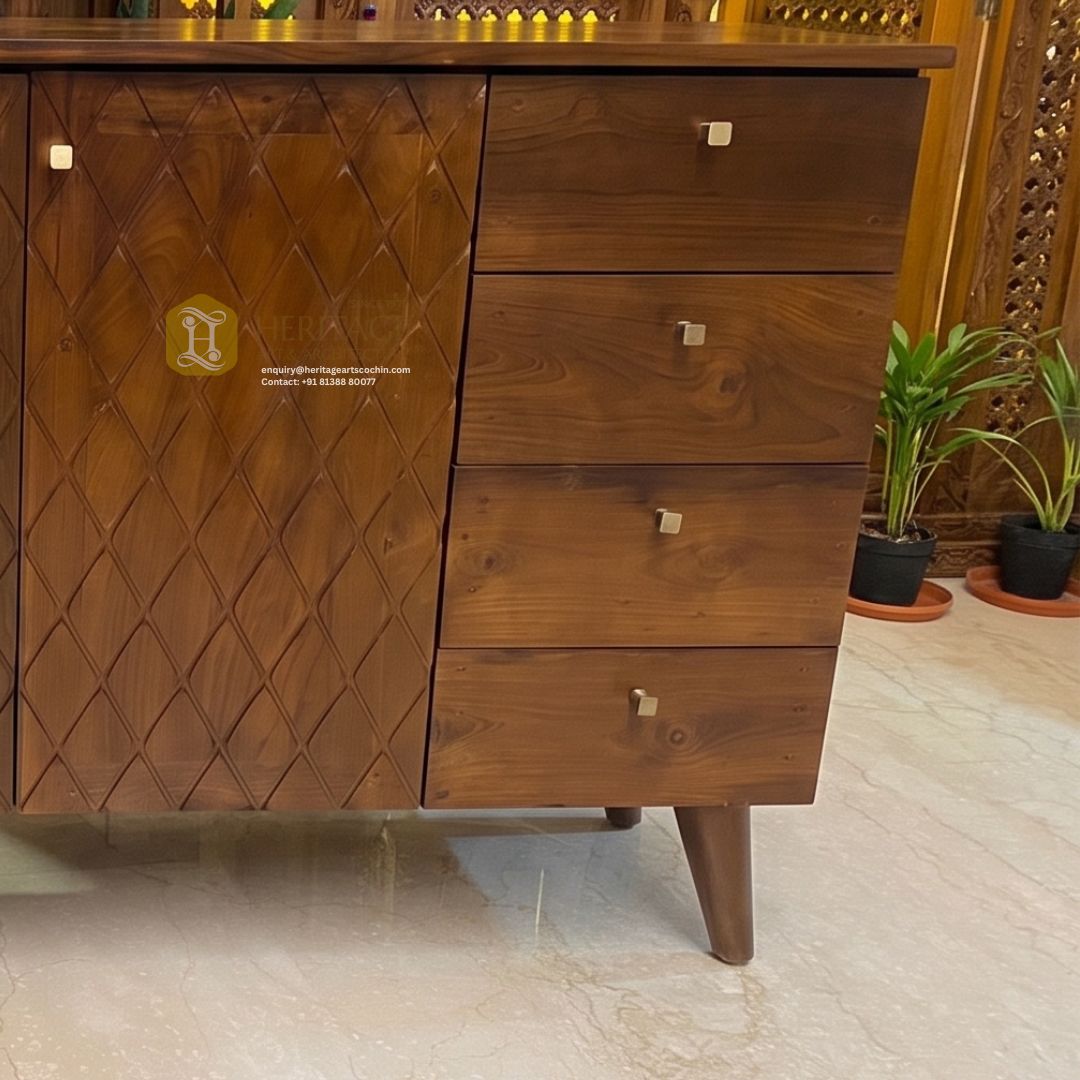 Thulika Wooden Storage Cabinet - Image 3