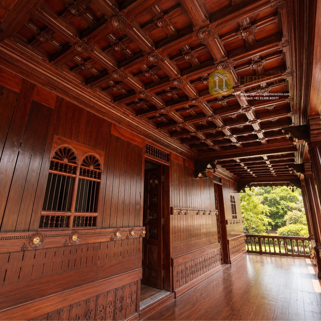 Poo Thattu Wooden Ceiling