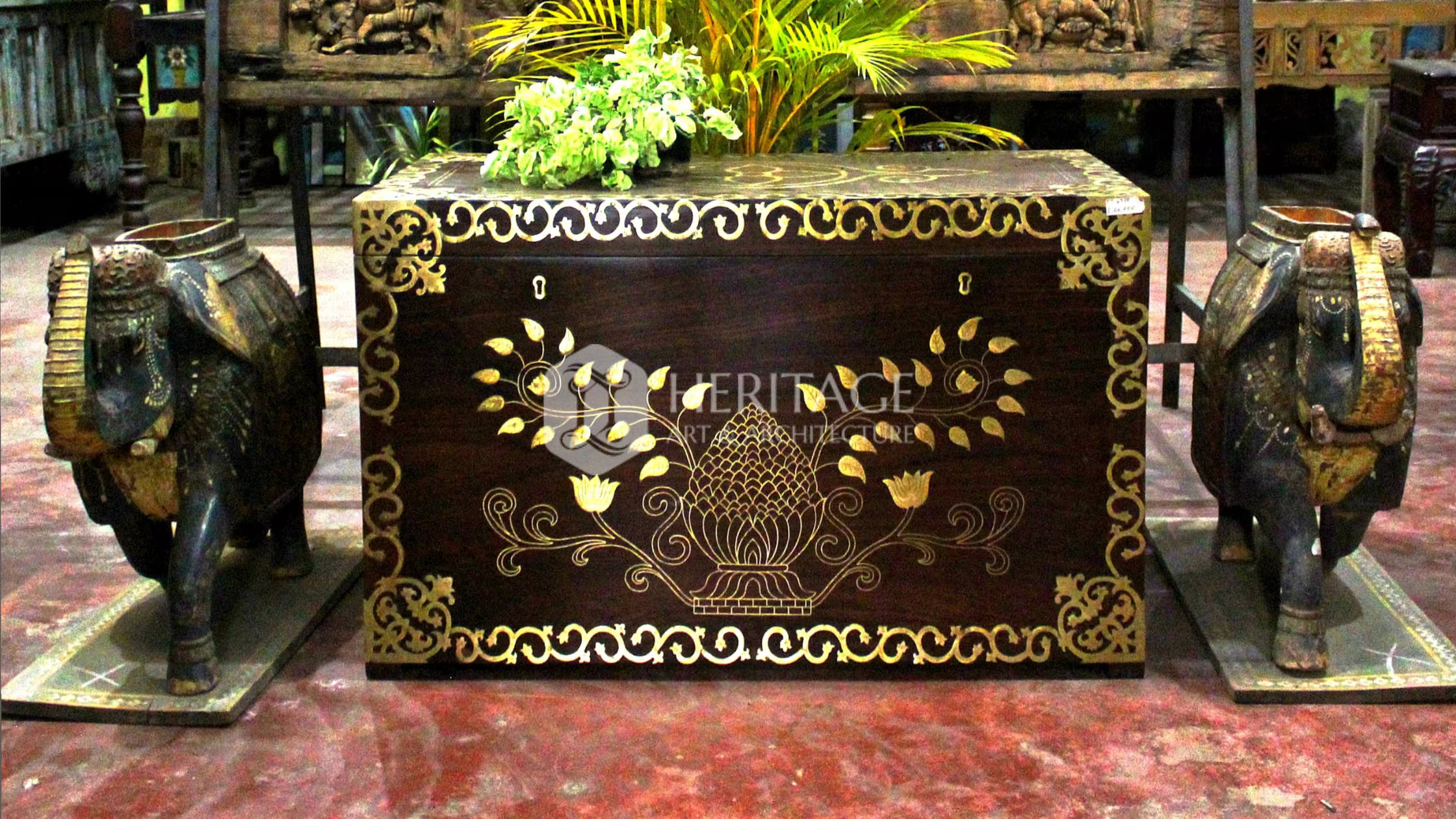 Premium brass inlay furniture makers in Kochi
